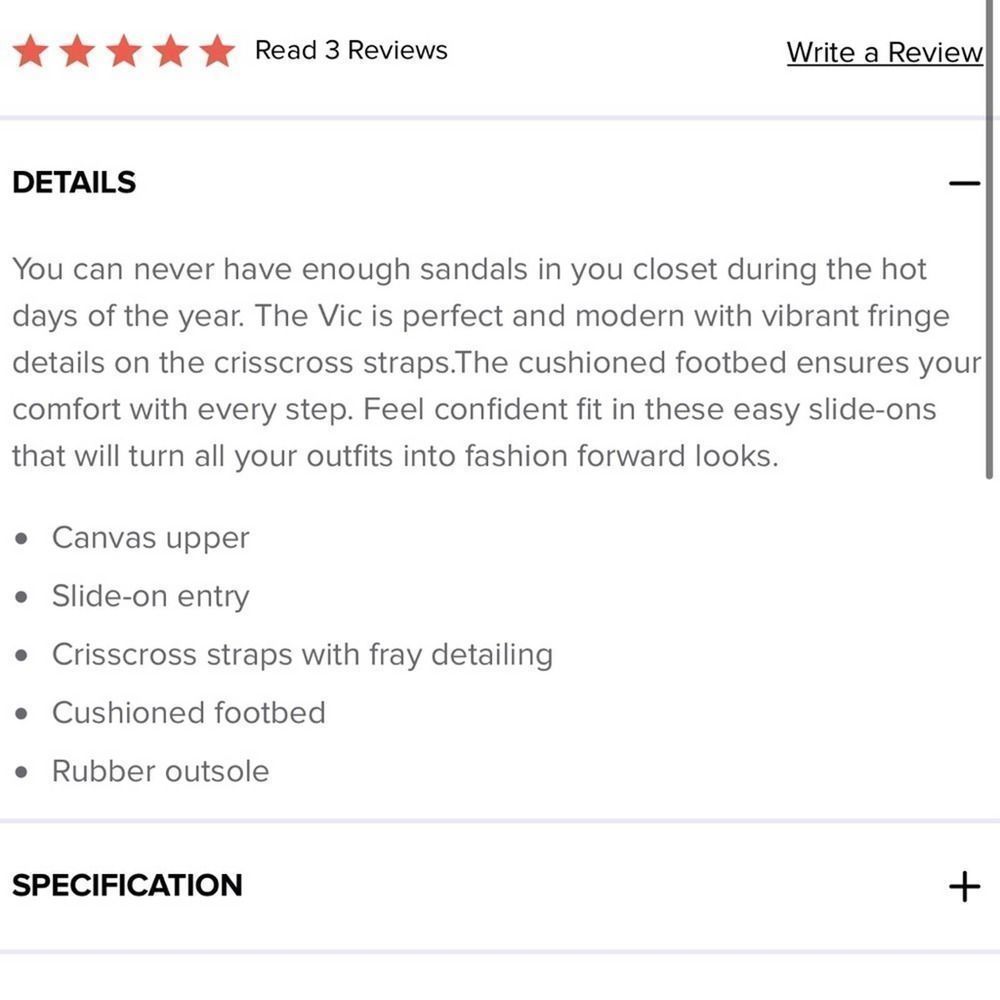 TOMS VIV Criss Cross Slides - Picture 4 of 8